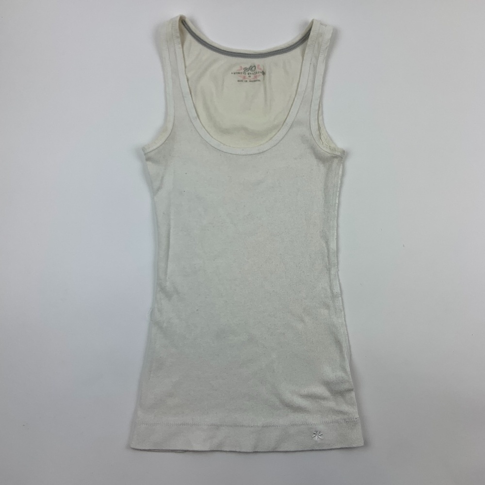 So Tank Top Girls MediumRound Neck White